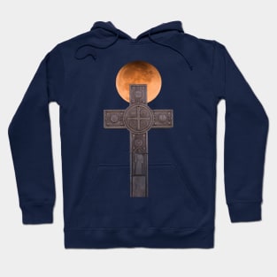 Benedictine Cross in Night Sky Hoodie